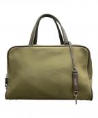 TOUT Y ESTトゥティエ）の古着「ハンドバッグ SAC LOQUET TOILE」｜グリーン