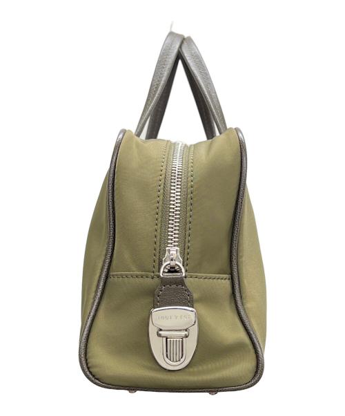 TOUT Y EST（トゥティエ）TOUT Y EST (トゥティエ) ハンドバッグ SAC LOQUET TOILE グリーンの古着・服飾アイテム