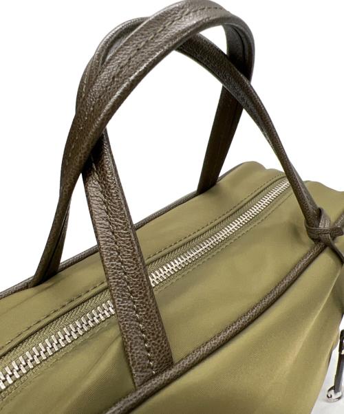 TOUT Y EST（トゥティエ）TOUT Y EST (トゥティエ) ハンドバッグ SAC LOQUET TOILE グリーンの古着・服飾アイテム