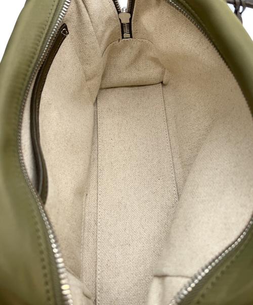 TOUT Y EST（トゥティエ）TOUT Y EST (トゥティエ) ハンドバッグ SAC LOQUET TOILE グリーンの古着・服飾アイテム