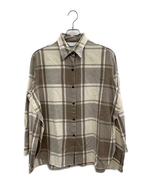 UNUSED（アンユーズド）UNUSED (アンユーズド) 長袖シャツ ベージュの古着・服飾アイテム