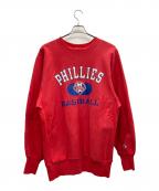 Champion REVERSE WEAVEチャンピオン リバース ウィーブ）の古着「Champion REVERSE WEAVE PHILLIES 90s」｜レッド