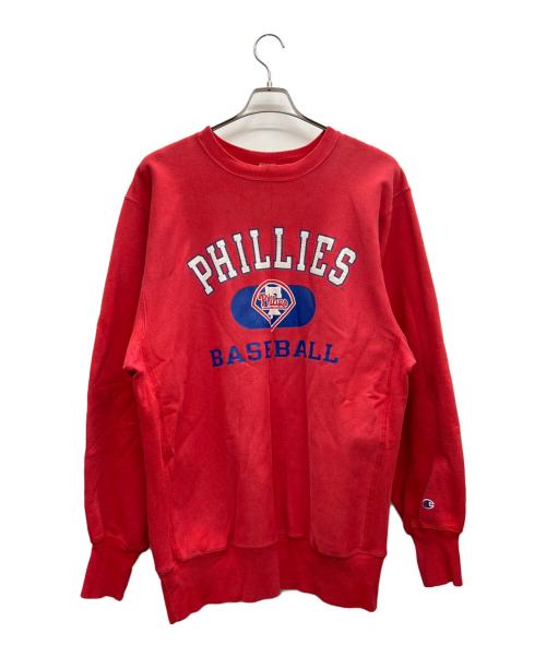Champion REVERSE WEAVE（チャンピオン リバース ウィーブ）Champion REVERSE WEAVE (チャンピオン リバース ウィーブ) Champion REVERSE WEAVE PHILLIES 90s レッド サイズ:XX LARGEの古着・服飾アイテム
