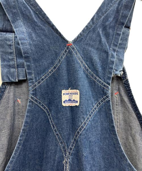 powr house（パワーハウス）powr house (パワーハウス) オーバーオール 50s~60s インディゴ サイズ:不明の古着・服飾アイテム