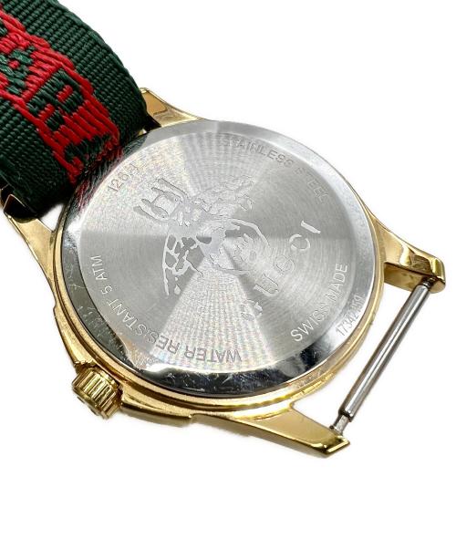 GUCCI（グッチ）GUCCI (グッチ) Gタイムレス　ル マルシェ デ メルヴェイユ グリーン・レッドの古着・服飾アイテム