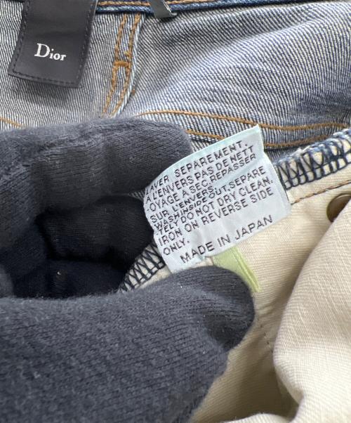 DIOR HOMME（ディオール オム）DIOR HOMME (ディオール オム) ラスターコーティングデニム 07AW エディ期 インディゴ サイズ:30の古着・服飾アイテム