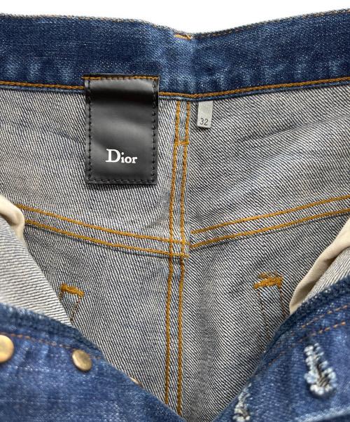 DIOR HOMME（ディオール オム）Dior Homme (ディオール オム) 爪痕デニムパンツ エディ期 インディゴ サイズ:32の古着・服飾アイテム