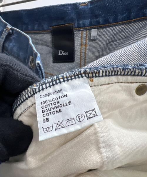 DIOR HOMME（ディオール オム）Dior Homme (ディオール オム) 爪痕デニムパンツ エディ期 インディゴ サイズ:32の古着・服飾アイテム