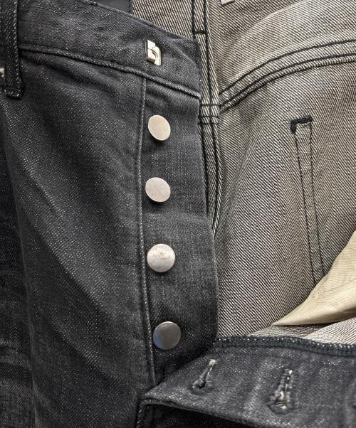 DIOR HOMME（ディオール オム）DIOR HOMME (ディオール オム) 爪痕ブラックデニムパンツ エディ期 グレー サイズ:30の古着・服飾アイテム