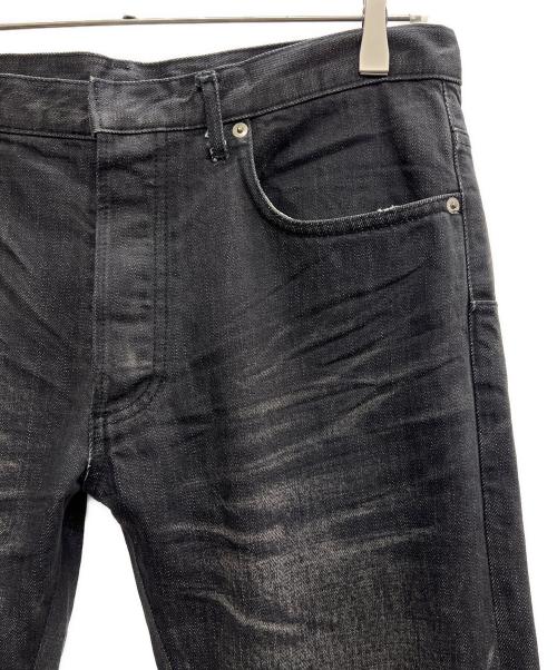DIOR HOMME（ディオール オム）DIOR HOMME (ディオール オム) 爪痕ブラックデニムパンツ エディ期 グレー サイズ:30の古着・服飾アイテム