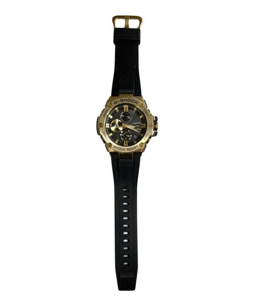 CASIO（カシオ）CASIO (カシオ) G-SHOCK GST-B100GB-1A9DR ブラック×ゴールドの古着・服飾アイテム