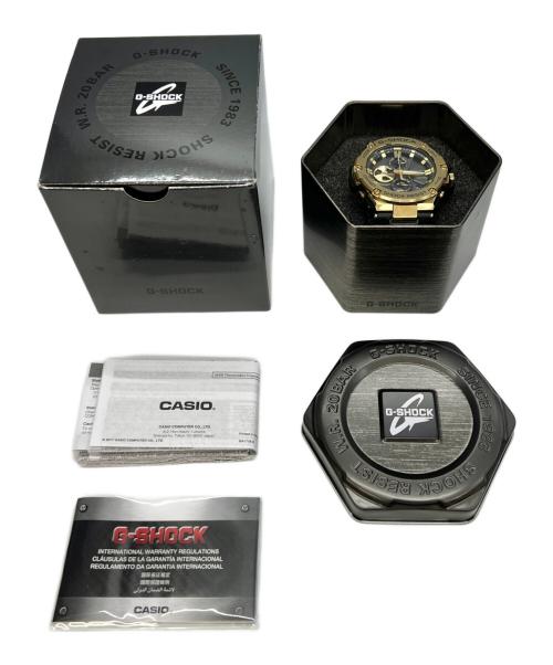 CASIO（カシオ）CASIO (カシオ) G-SHOCK GST-B100GB-1A9DR ブラック×ゴールドの古着・服飾アイテム