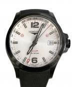 LONGINESロンジン）の古着「コンクエスト V.H.P. GMT」｜ホワイト