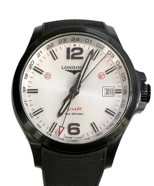 LONGINES（ロンジン）LONGINES (ロンジン) コンクエスト V.H.P. GMT ホワイトの古着・服飾アイテム