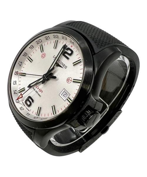 LONGINES（ロンジン）LONGINES (ロンジン) コンクエスト V.H.P. GMT ホワイトの古着・服飾アイテム