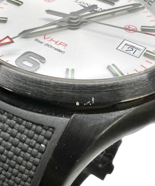 LONGINES（ロンジン）LONGINES (ロンジン) コンクエスト V.H.P. GMT ホワイトの古着・服飾アイテム