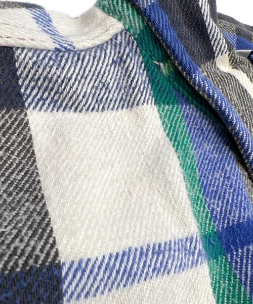 FIVE BROTHER（ファイブブラザー）FIVE BROTHER (ファイブブラザー) ヘビーネルシャツ 70s～80s ブルー サイズ:2XLの古着・服飾アイテム
