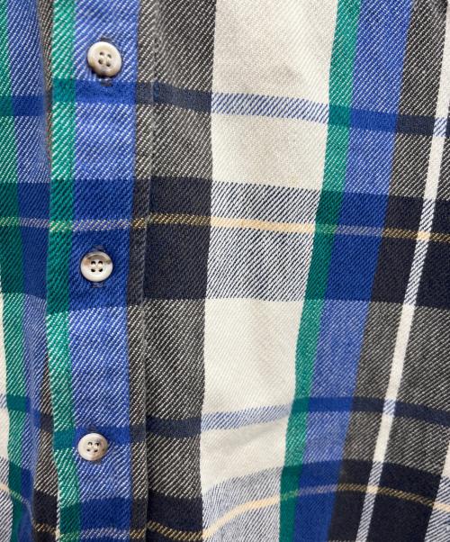 FIVE BROTHER（ファイブブラザー）FIVE BROTHER (ファイブブラザー) ヘビーネルシャツ 70s～80s ブルー サイズ:2XLの古着・服飾アイテム