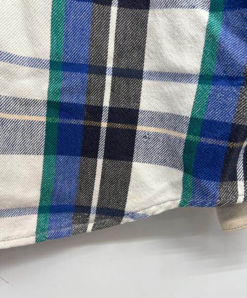 FIVE BROTHER（ファイブブラザー）FIVE BROTHER (ファイブブラザー) ヘビーネルシャツ 70s～80s ブルー サイズ:2XLの古着・服飾アイテム