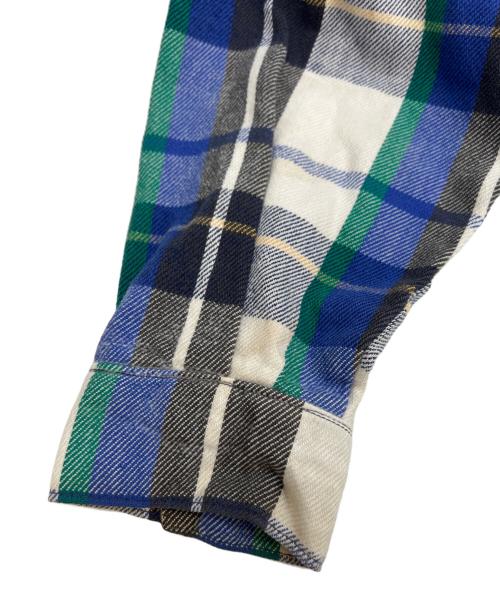 FIVE BROTHER（ファイブブラザー）FIVE BROTHER (ファイブブラザー) ヘビーネルシャツ 70s～80s ブルー サイズ:2XLの古着・服飾アイテム