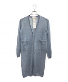 MaxMara（マックスマーラ）の古着「ロングカーディガン」｜スカイブルー