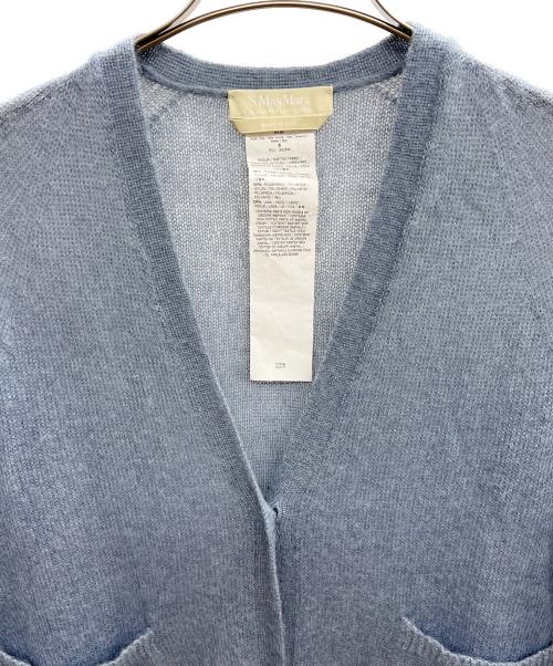 MaxMara（マックスマーラ）MaxMara (マックスマーラ) ロングカーディガン スカイブルー サイズ:Sの古着・服飾アイテム