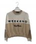 MAX MARA WEEK END LINE（マックスマーラ ウイークエンドライン）の古着「厚手ニット」｜ベージュ×ブラウン