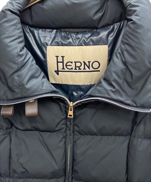 HERNO（ヘルノ）HERNO (ヘルノ) ダウンコート ネイビー サイズ:42の古着・服飾アイテム