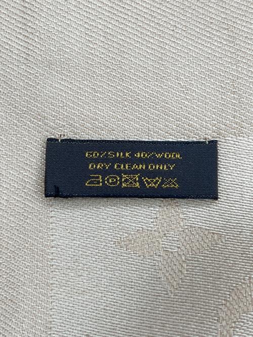 LOUIS VUITTON（ルイ ヴィトン）LOUIS VUITTON (ルイ ヴィトン) 大判ストール モノグラム・ショール ベージュの古着・服飾アイテム