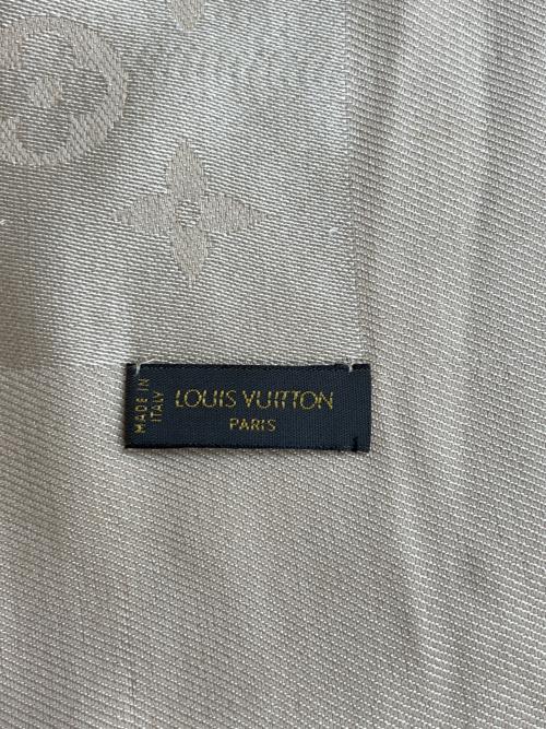 LOUIS VUITTON（ルイ ヴィトン）LOUIS VUITTON (ルイ ヴィトン) 大判ストール モノグラム・ショール ベージュの古着・服飾アイテム