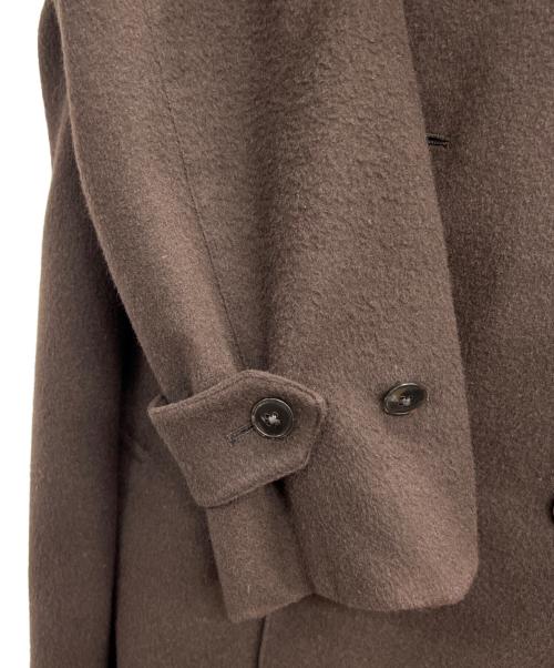 TOMORROW LAND PILGRIM（トゥモローランド ピルグリム）TOMORROW LAND PILGRIM (トゥモローランド ピルグリム) カシミヤ混コート ブラウン サイズ:48の古着・服飾アイテム