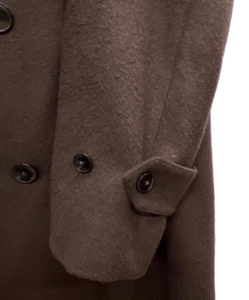 TOMORROW LAND PILGRIM（トゥモローランド ピルグリム）TOMORROW LAND PILGRIM (トゥモローランド ピルグリム) カシミヤ混コート ブラウン サイズ:48の古着・服飾アイテム