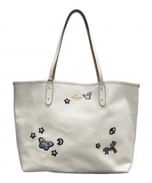 COACH（コーチ）の古着「シティ ジップ トート」｜ホワイト