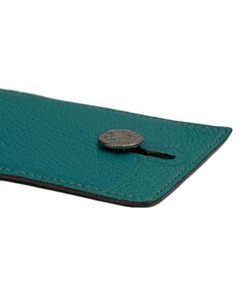 HERMES（エルメス）HERMES (エルメス) カードケース Diabolo（ディアボロ） グリーンの古着・服飾アイテム