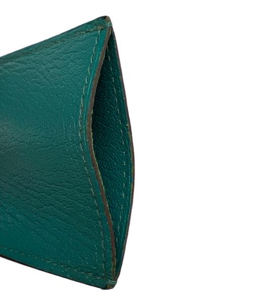 HERMES（エルメス）HERMES (エルメス) カードケース Diabolo（ディアボロ） グリーンの古着・服飾アイテム