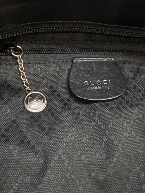 GUCCI（グッチ）GUCCI (グッチ) ハンドバッグ ブラックの古着・服飾アイテム