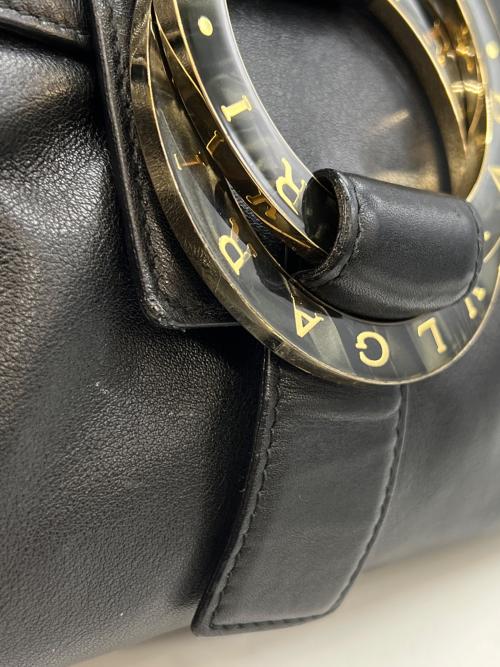 BVLGARI（ブルガリ）BVLGARI (ブルガリ) ショルダーバッグ ブラックの古着・服飾アイテム