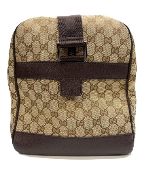 GUCCI（グッチ）GUCCI (グッチ) ボストンバッグ GGキャンバス ベージュの古着・服飾アイテム