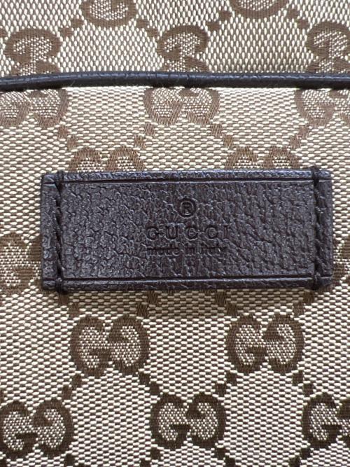 GUCCI（グッチ）GUCCI (グッチ) ボストンバッグ GGキャンバス ベージュの古着・服飾アイテム