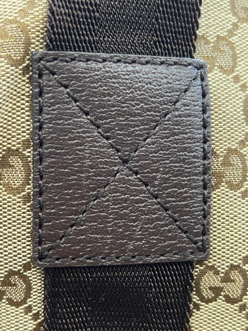 GUCCI（グッチ）GUCCI (グッチ) ボストンバッグ GGキャンバス ベージュの古着・服飾アイテム