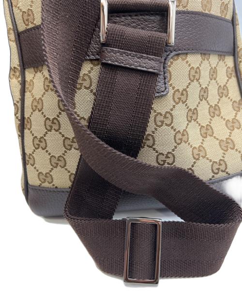 GUCCI（グッチ）GUCCI (グッチ) ボストンバッグ GGキャンバス ベージュの古着・服飾アイテム