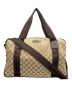 GUCCI（グッチ）の古着「ボストンバッグ GGキャンバス」｜ベージュ