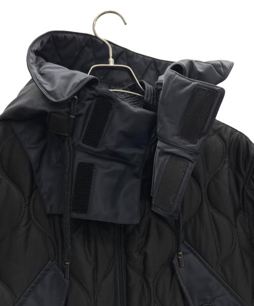 mackage（マッカージュ）MACKAGE (マッカージュ) オーバーサイズキルティングパーカー ブラック サイズ:XSの古着・服飾アイテム