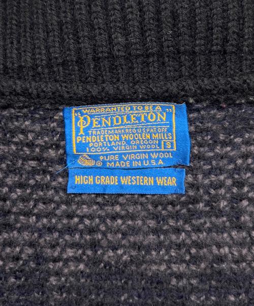 PENDLETON（ペンドルトン）PENDLETON (ペンドルトン) ジップアップジャケット ブラック サイズ:Sの古着・服飾アイテム