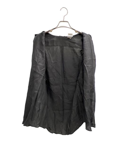 HERMES（エルメス）HERMES (エルメス) リネン比翼シャツ マルジェラ期 グレー サイズ:36の古着・服飾アイテム