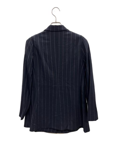 GIANNI VERSACE（ジャンニ・ヴェルサーチ）GIANNI VERSACE (ジャンニ・ヴェルサーチ) 4Bデザインジャケット ネイビー サイズ:38の古着・服飾アイテム