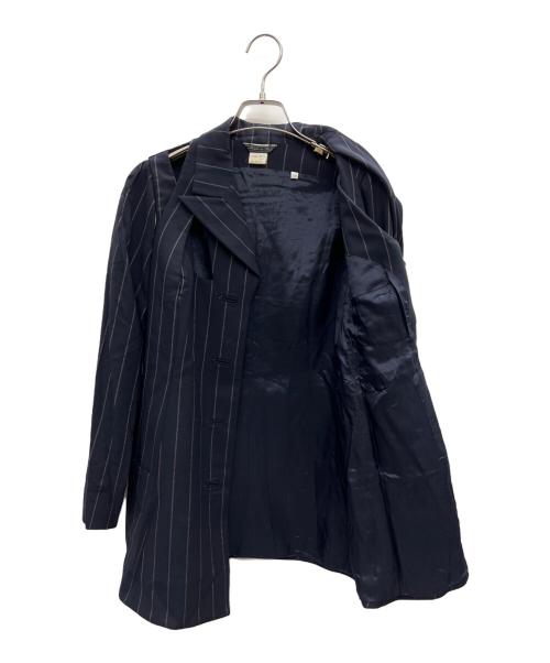 GIANNI VERSACE（ジャンニ・ヴェルサーチ）GIANNI VERSACE (ジャンニ・ヴェルサーチ) 4Bデザインジャケット ネイビー サイズ:38の古着・服飾アイテム