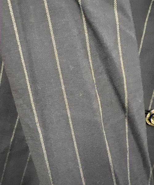 GIANNI VERSACE（ジャンニ・ヴェルサーチ）GIANNI VERSACE (ジャンニ・ヴェルサーチ) 4Bデザインジャケット ネイビー サイズ:38の古着・服飾アイテム