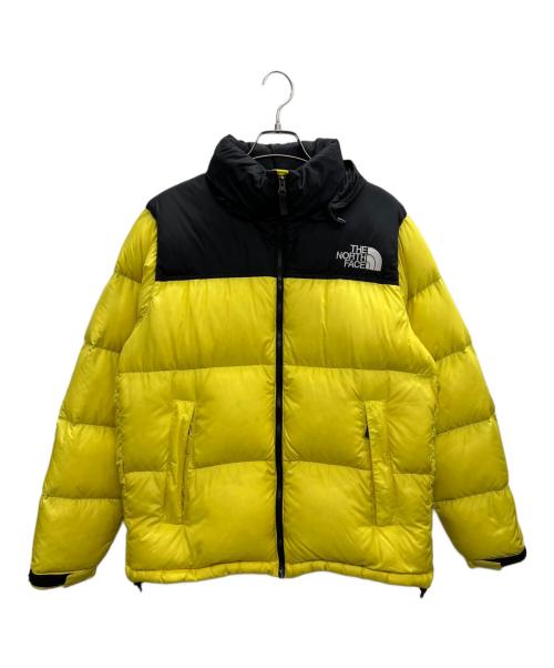 THE NORTH FACE（ザ ノース フェイス）THE NORTH FACE (ザ ノース フェイス) ダウンジャケット イエロー×ブラック サイズ:Mの古着・服飾アイテム