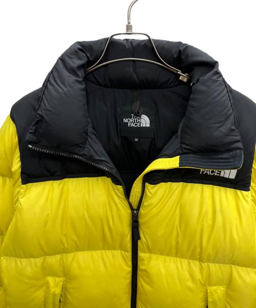THE NORTH FACE（ザ ノース フェイス）THE NORTH FACE (ザ ノース フェイス) ダウンジャケット イエロー×ブラック サイズ:Mの古着・服飾アイテム